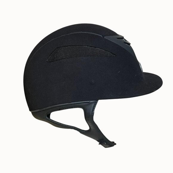 One K Defender Avance Riding Helmet Black Suede ASTM/SEI Certified Size XL - Picture 6 of 9